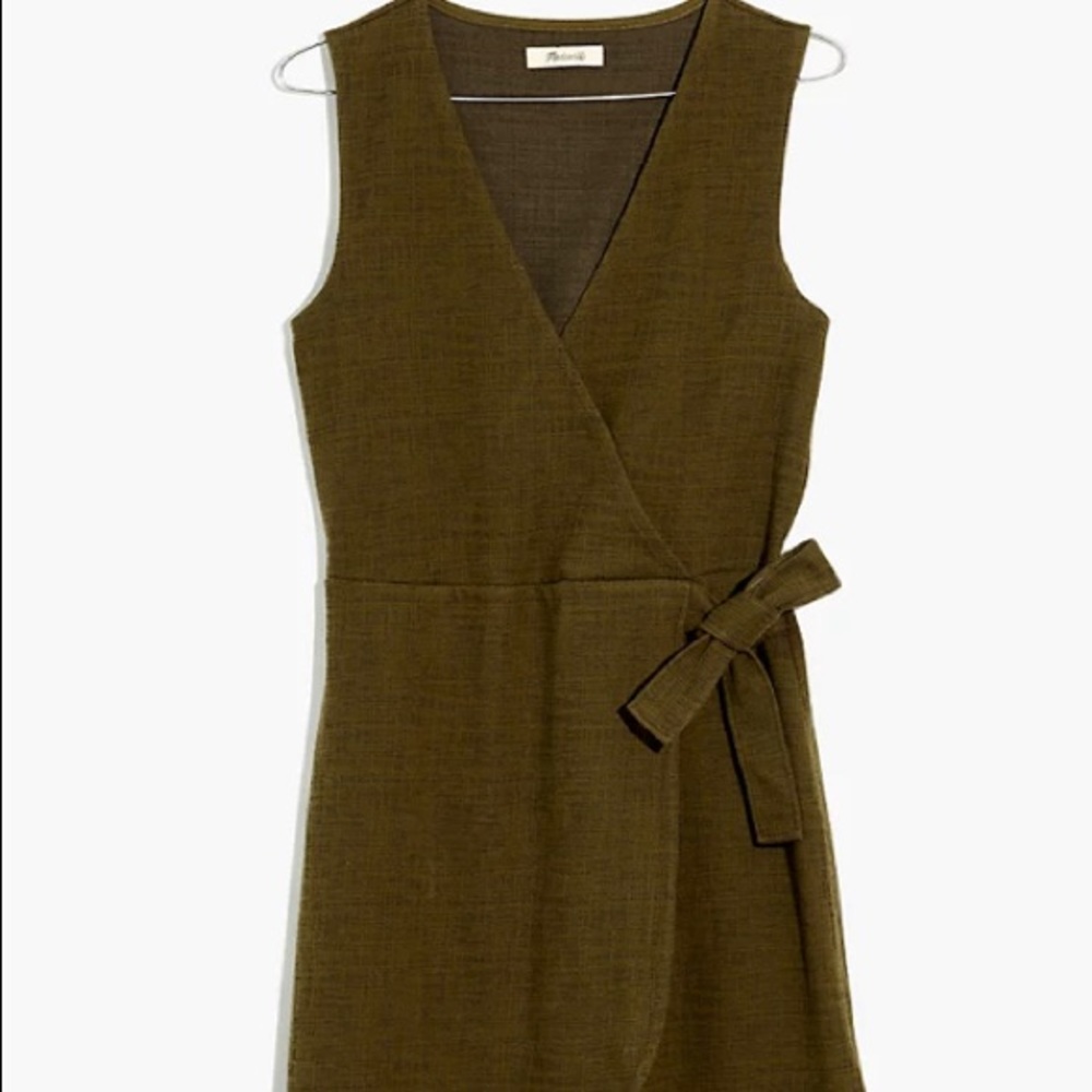Foliage Green Madewell Wrap Dress.